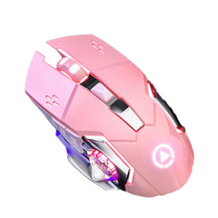 Gaming Mouse 6 Buttons Adjustable 1200-3600DPI Colorful Breathing Light Sound/Silent USB Wired Mouse