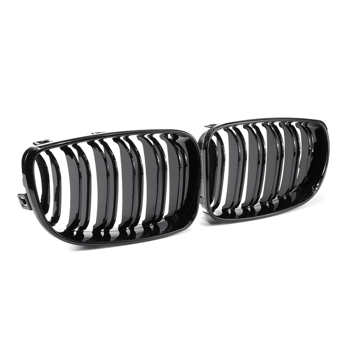 A Pair Of ABS Gloss Black Front Kidney Grille