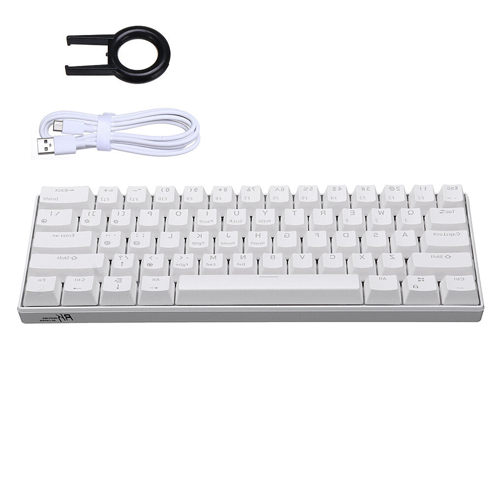 Mechanical Keyboard 61 Keys Bluetooth 5.0 Wired Dual Mode RGB Gaming Keyboard