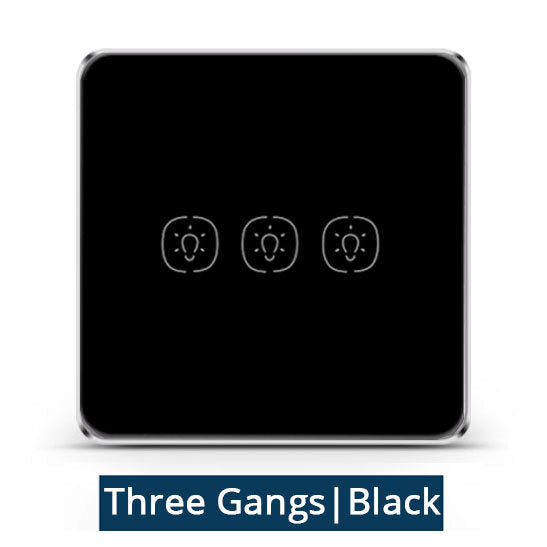 Wireless Remote Switch Work with Tuya Hub One Two Three Gangs Touch Switches Sticker Battery Power 2MQTT deCONZ