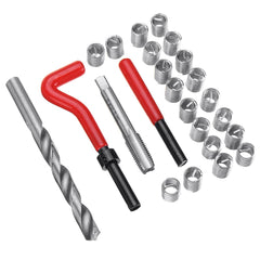 25pcs M12 Thread Repair Tool Kit for Restoring Damaged Threads Spanner Wrench Twist Drill Bit Kit