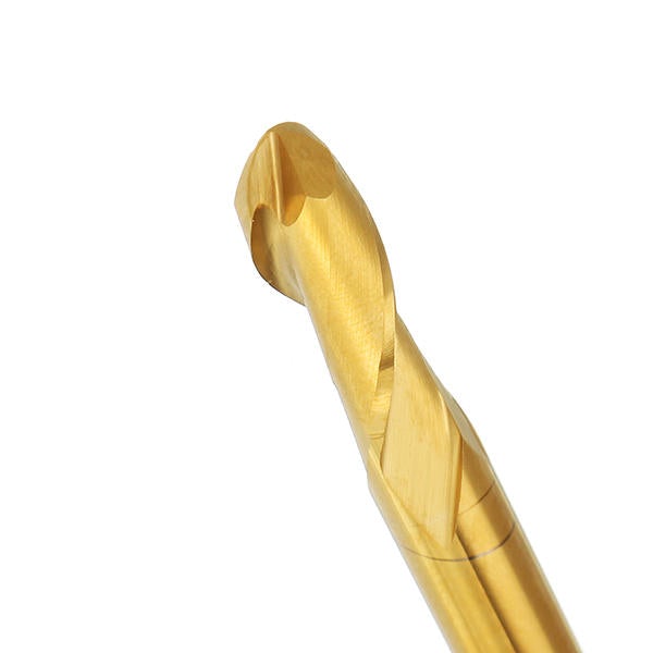 6mm Shank 2 Flutes Ball Nose End Mill Cutter 15/17/22mm Titanium Coated CNC Cutting Tool