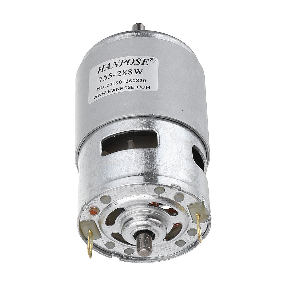 DC 12V 24V 80W 150W 288W DC Motor Large Torque High Power DC Motor Double Ball Bearing Spindle Motor