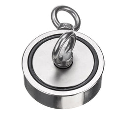 300KG Dual Size Neodymium Recovery Magnet Lifting Clamping Fishing Magnet Slavage Tool