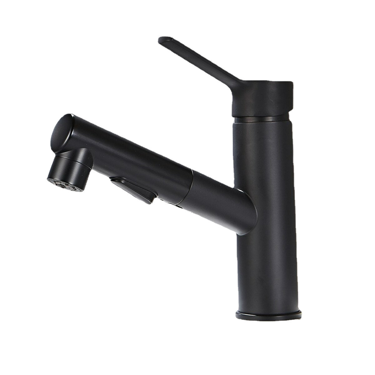 Bathroom Basin Faucet with Pull Out Sprayer Fountain Brushed Nickel Hot Cold Mixer Tap Updated Three Modes Sprayer