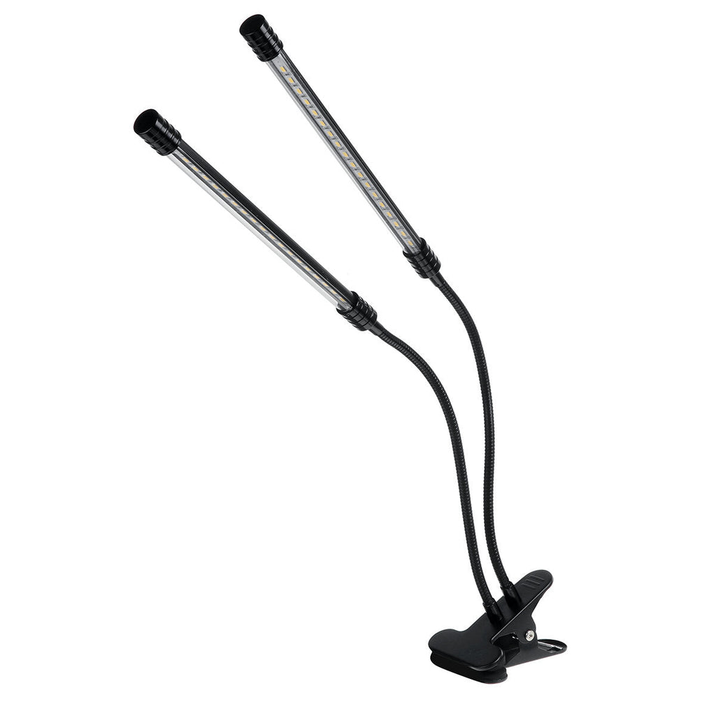 2/3/4 Heads 5730 USB LED Plant Grow Light Dimmable Timer 360 Flexible Clip Hydroponic Garden Desk Tube Lamp