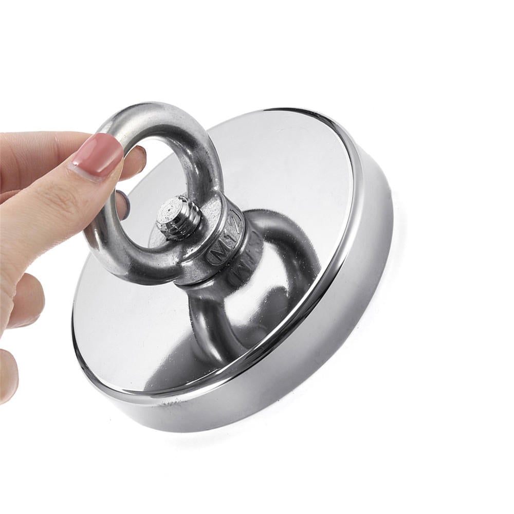 500KG D97mm Neodymium Magnet Salvage Magnet Fishing Metal Sea River Treasure Hunting Detect Magnet
