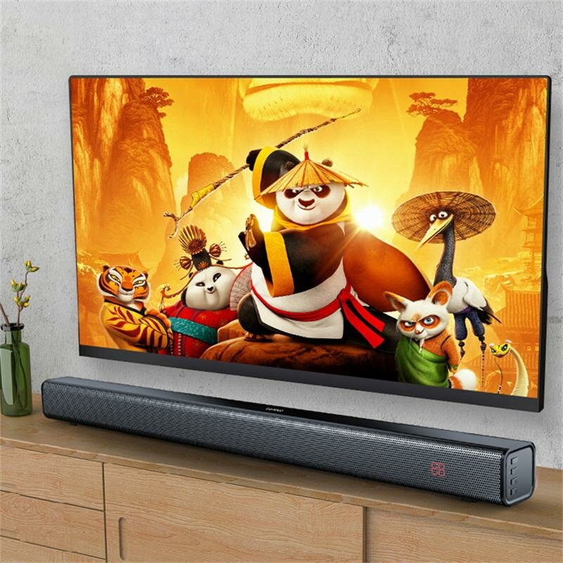 Bluetooth Speaker 30W Soundbar TV Bar 3D Stereo DSP 5.1 6D Sound Bass Subwoofer COX AUX Remote Control Soundbox