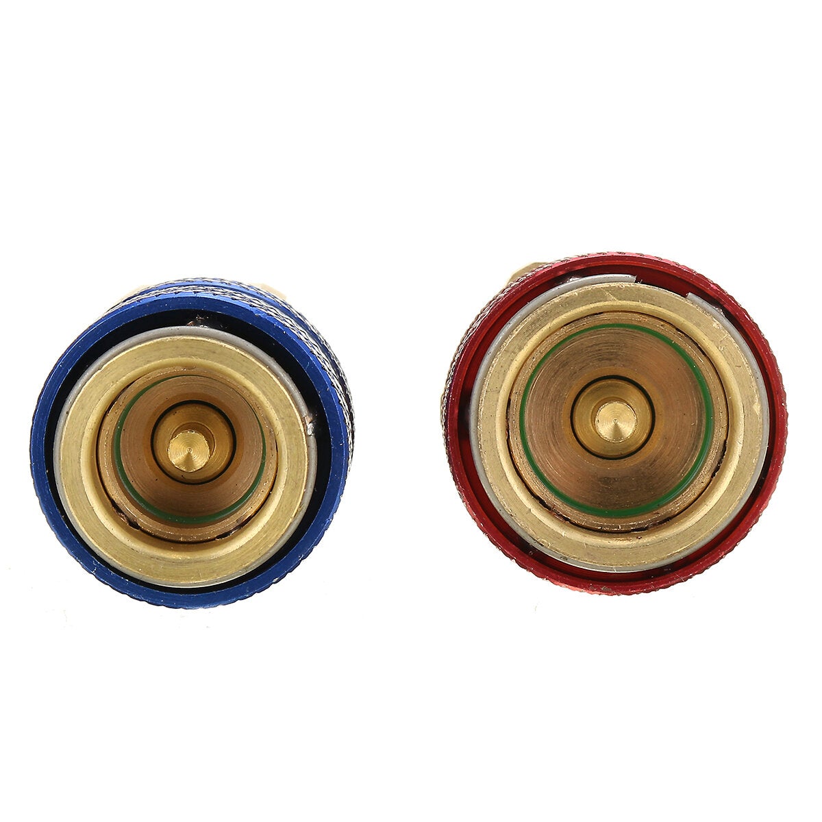 2pcs R134A Quick Coupler Connector Adapter Auto A/C Manifold Gauge Low/High HVAC