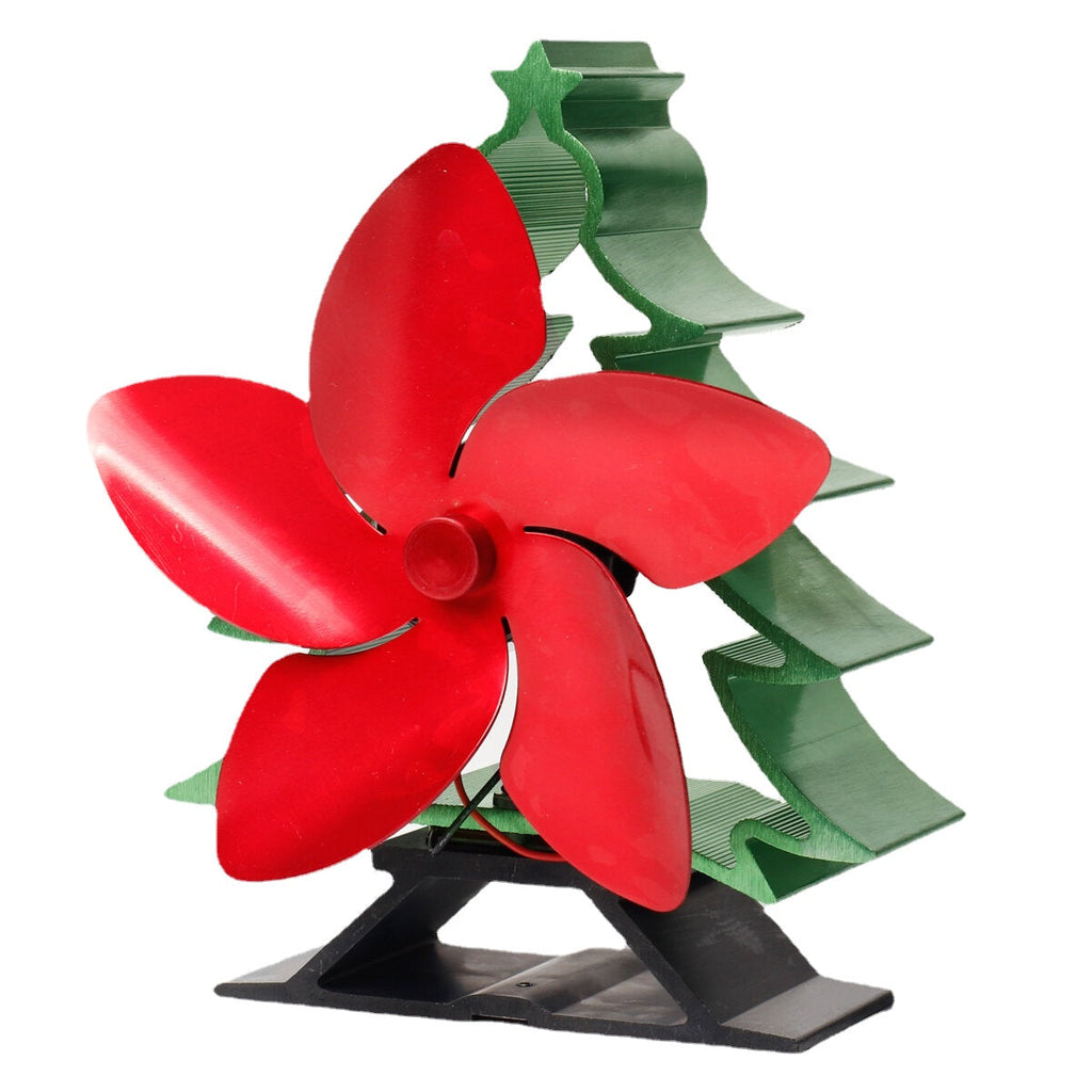 Fireplace 5 Blade Heat Powered Stove Fan komin Log Wood Burner Eco Friendly Quiet Fan Home Efficient Heat Distribution