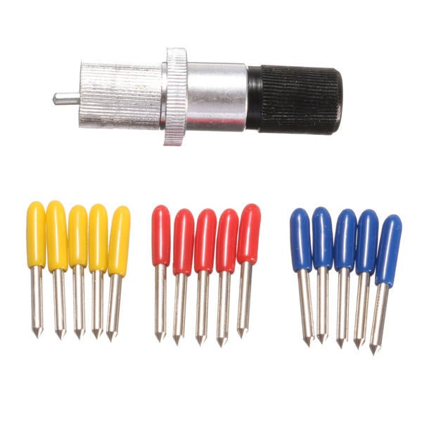 15pcs 30/45/60 Degree Vinyl Cutter Blade And Holder for Roland Cutting Plotter