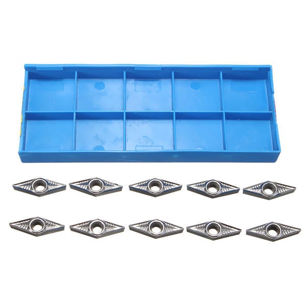 10pcs Carbide Inserts Lathe Tool for Aluminum