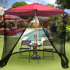 Parasol Mosquito Net Cover Outdoor Garden Umbrella Table Screen Bug Netting