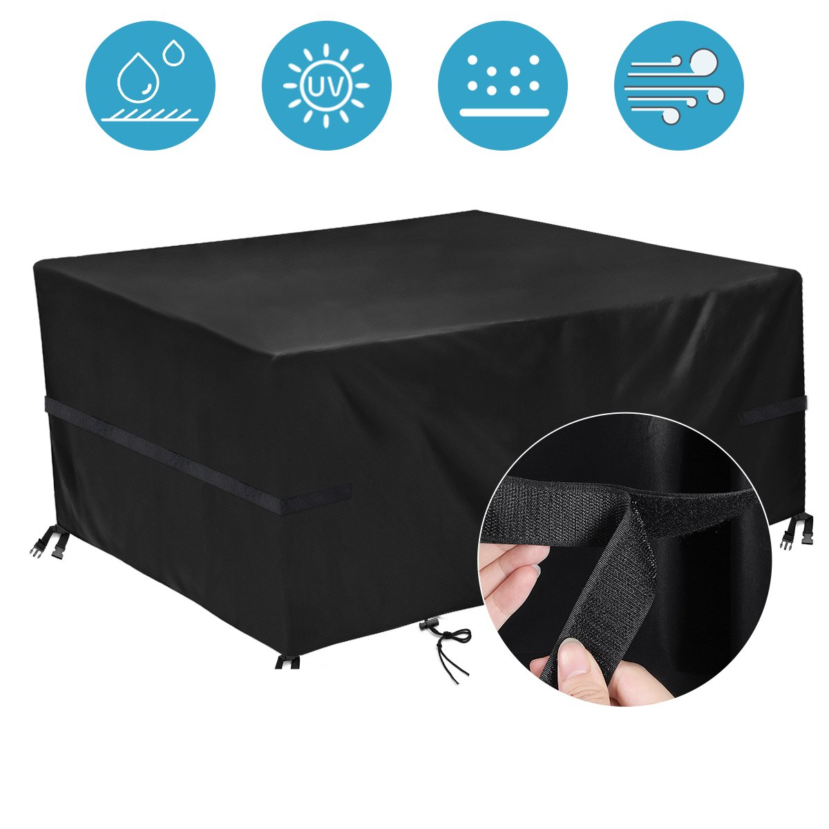 200x160x80cm 600D Oxford Cloth Dustproof Sofa Cover Waterproof Furniture Protector
