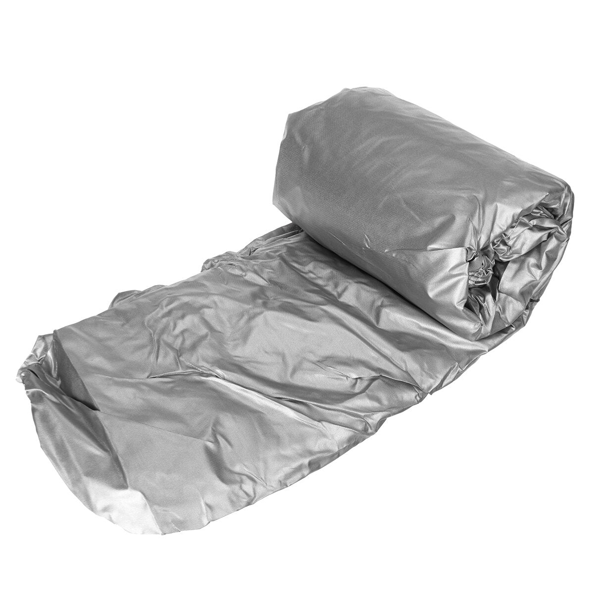 12ft / 14ft / 16ft / 18ft Jon Boat Cover 210D Waterproof Sun Protection Silver