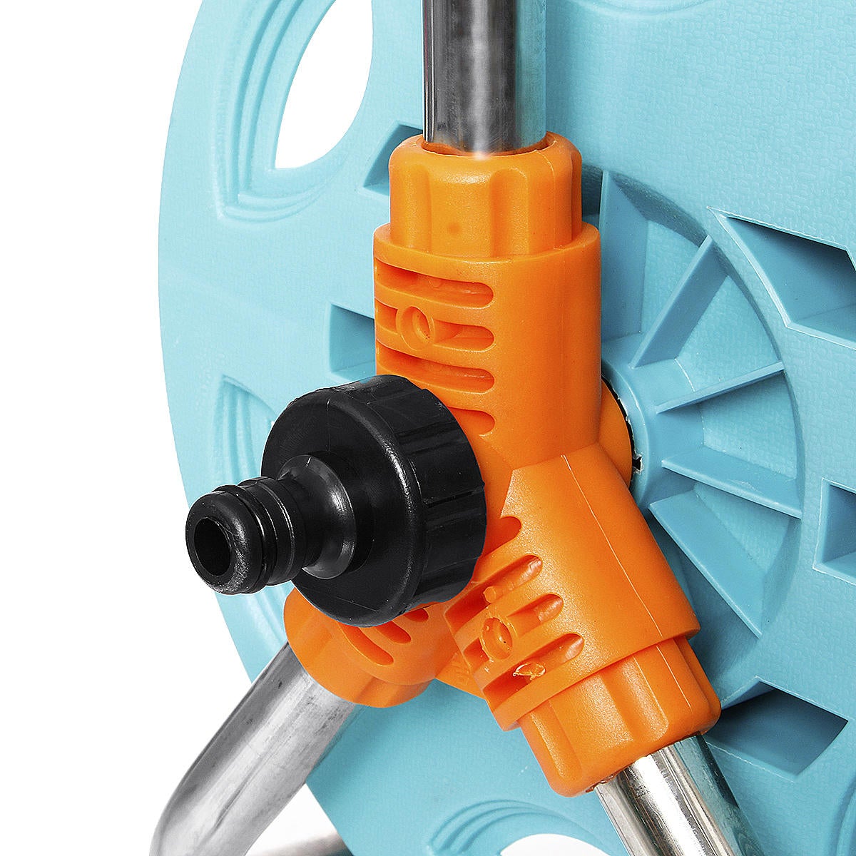 Portable Outdoor Garden Water Pipe Hose Reel Cart Storage Holder Hose Reel Caddy Organizer