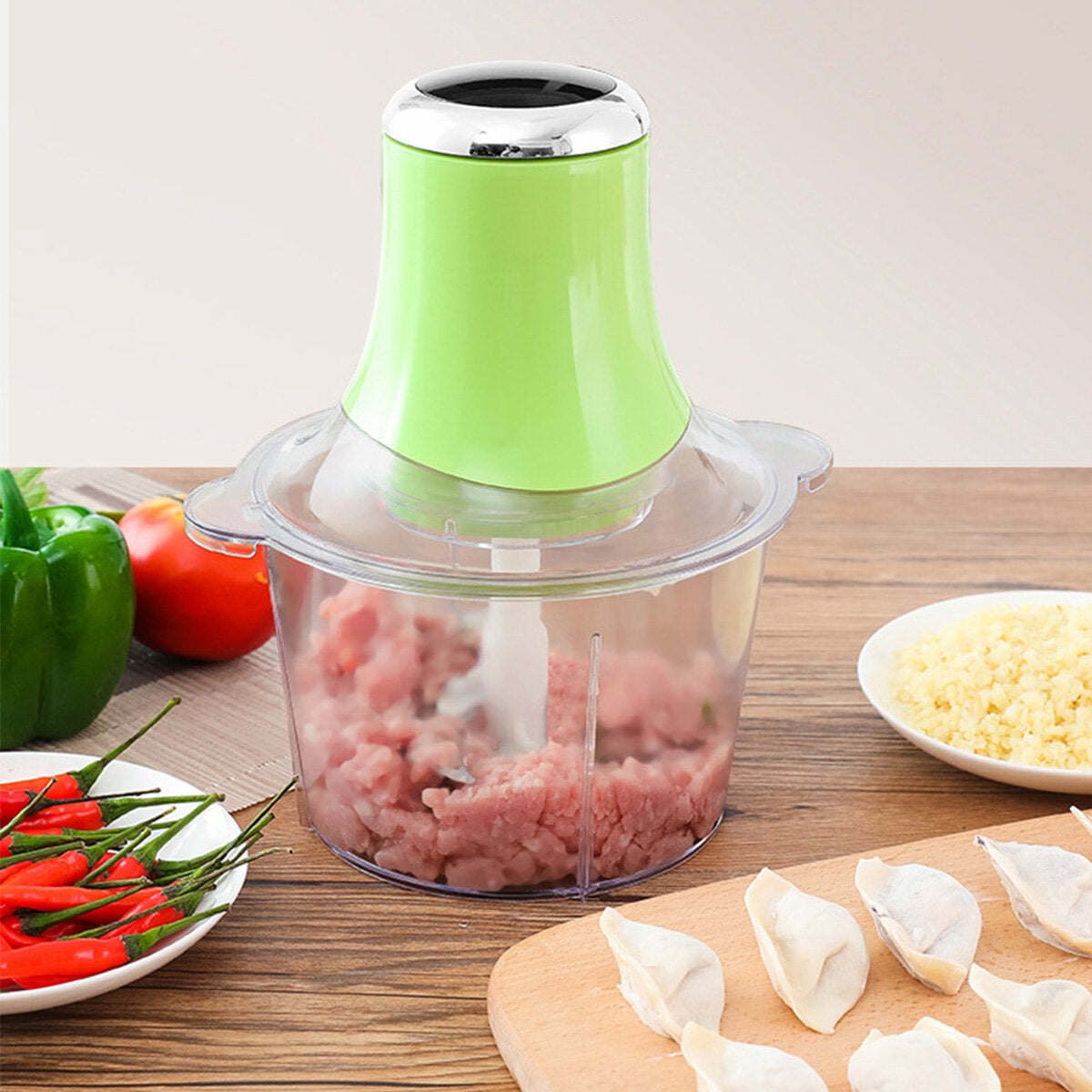 Multifunction Electric Meat Grinder Garlic Fruit Food Mix Chopper Blender Mincer EU Plug