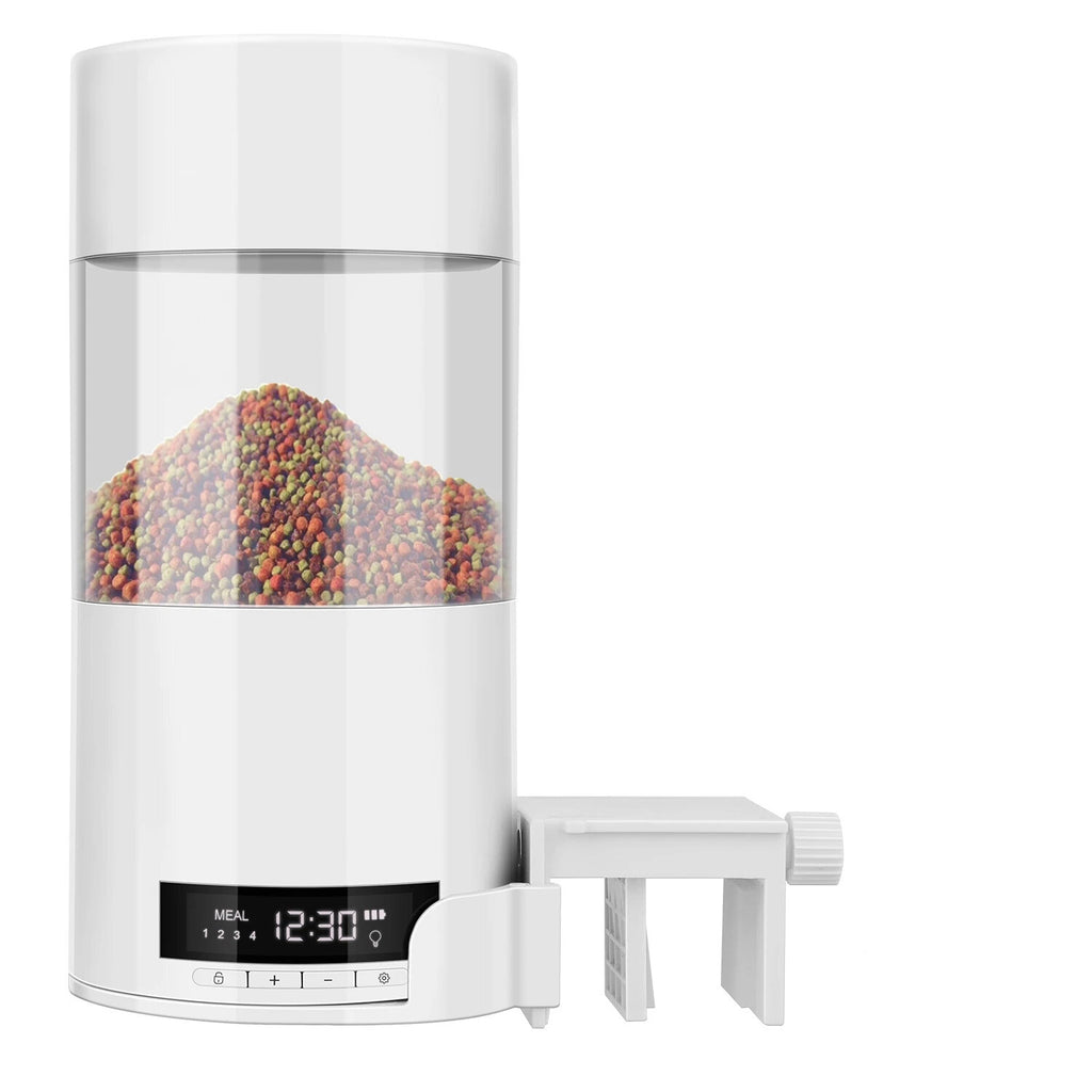 500ml Auto Fish Food Timer Feeder Can Clamp On To Any Tank Automatic Feeder Aquarium Tank Timer Feeder Fish Food Dispenser