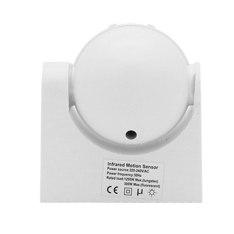 Human Body Sensor Switch Spherical Outdoor Rainproof Dustproof PIR Corridor Sensor Switch Smart Home 180 Infrared