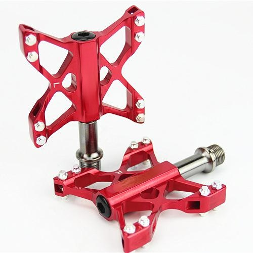 Ultralight MTB BMX Mountain Pedals 3 Bearings Platform Pedals CNC AL6061+ Cr-Mo Axis 240g