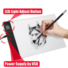 LED Art Craft Drawing Copy Tracing Tattoo LED Light Box Board Pad Thin with USB Cable Paintings Graphics Tablet