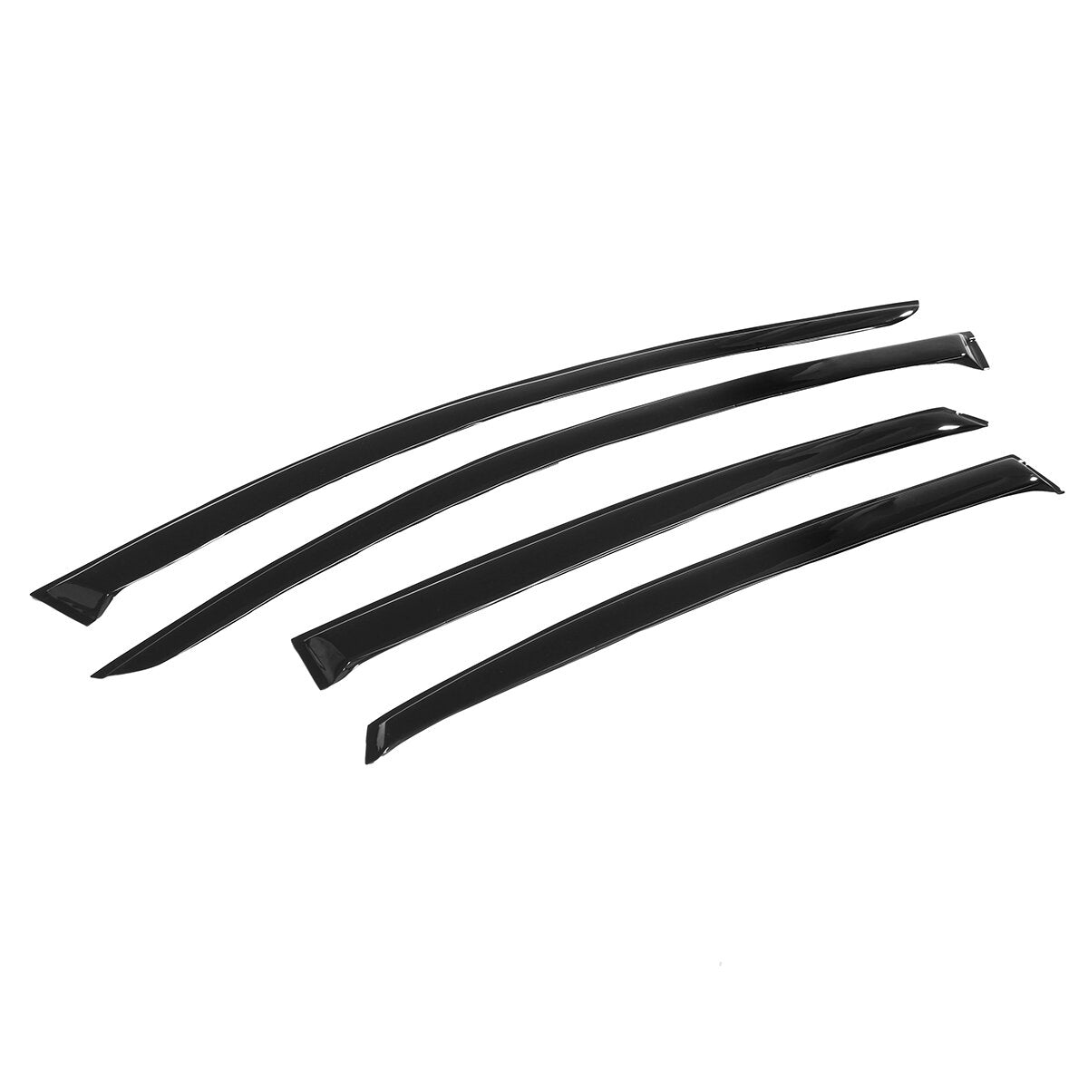 4Pcs Plastic Exterior Visor Vent For Nissan Altima Sedan 2013-2018 3D Wavy Shades Window Sun Rain Guard Deflector