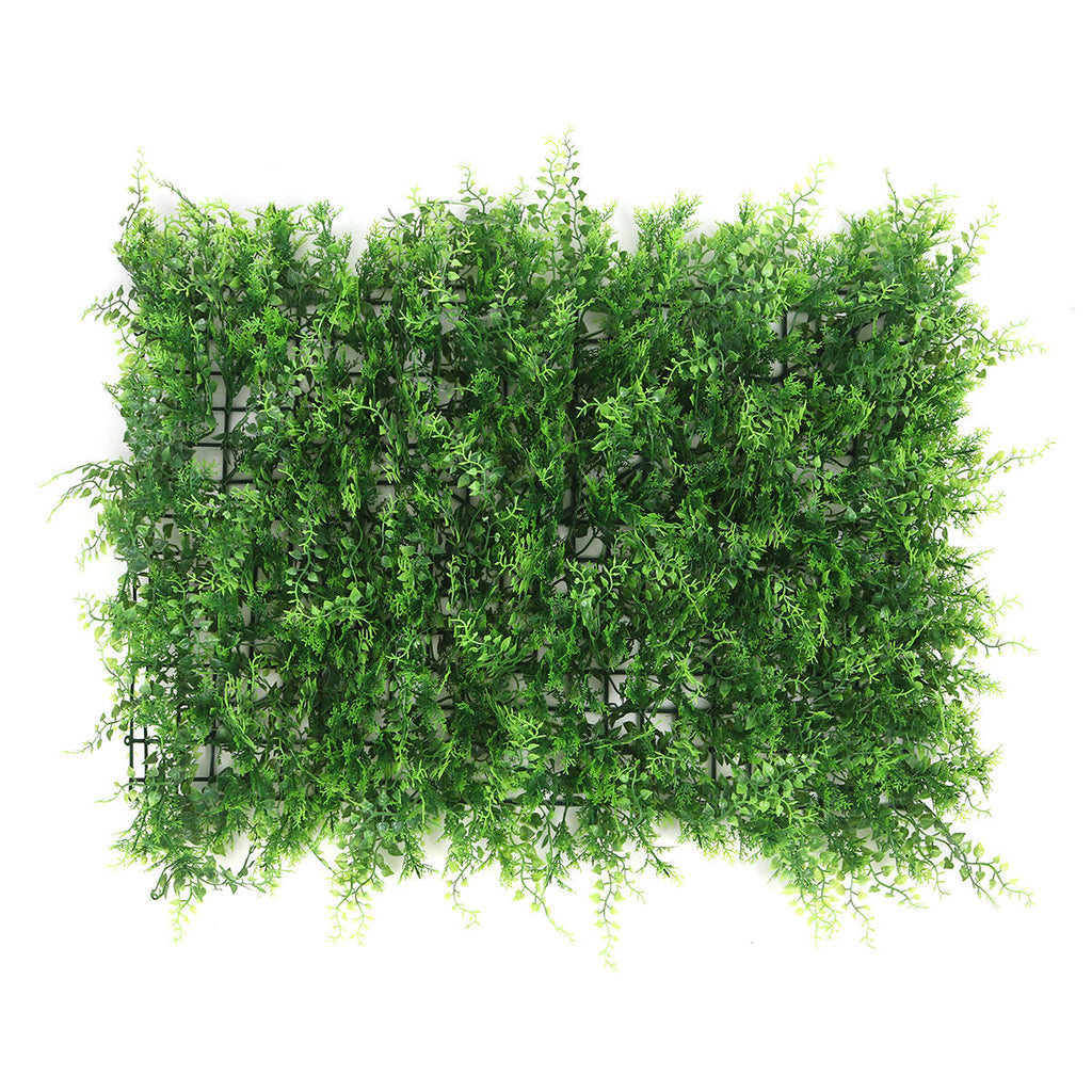 40x60cm Artificial Hedge Mat Foliage Plant Wall Fence Grass Greenery Panel Decorations