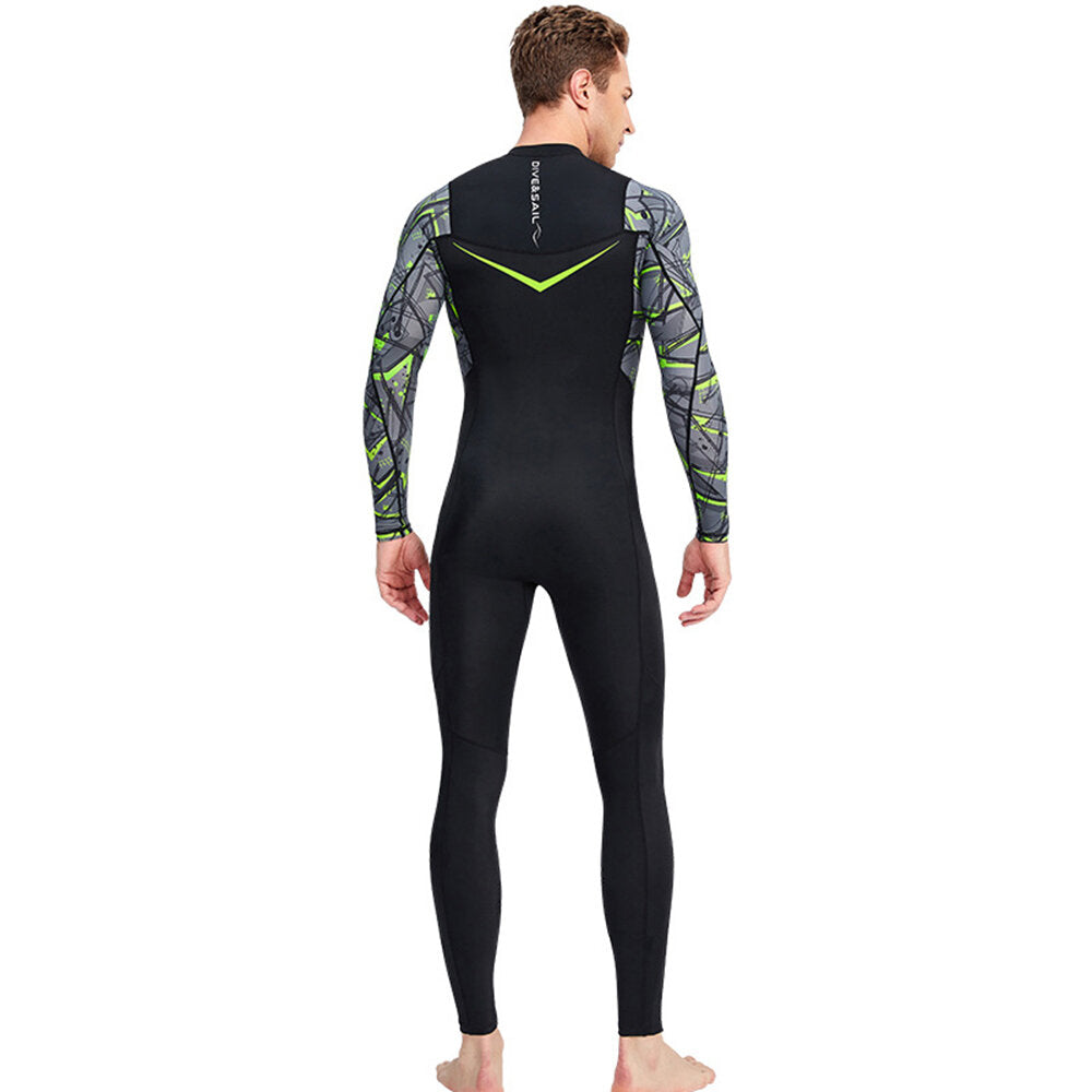 Men's Full Body Wetsuit UPF50+ UV Protection Soft Skin Friendly Breathable Quick Dry Surfing Suit Diving Suit