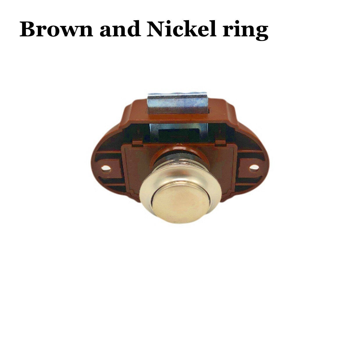 Push Button Catch Lock Drawer Cupboard Door Motorhome Caravan Cabinet Latch Knob