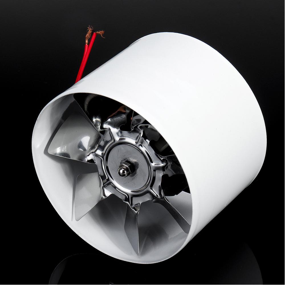 40W 6Inch Inline Duct Fan Booster 150mm Exhaust Blower Air Cooling Vent Ventilation Fan 1080m/ h