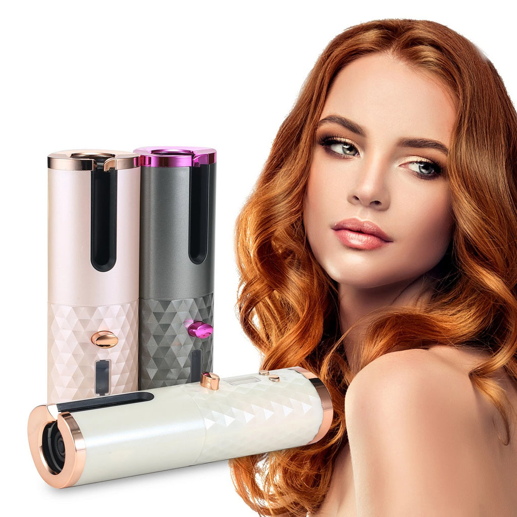 Automatic Hair Curler Cordless Electric Ceramic Curling Flat Iron Waver