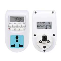 German Plug Timer Multi-hole Socket Timer Switch Socket