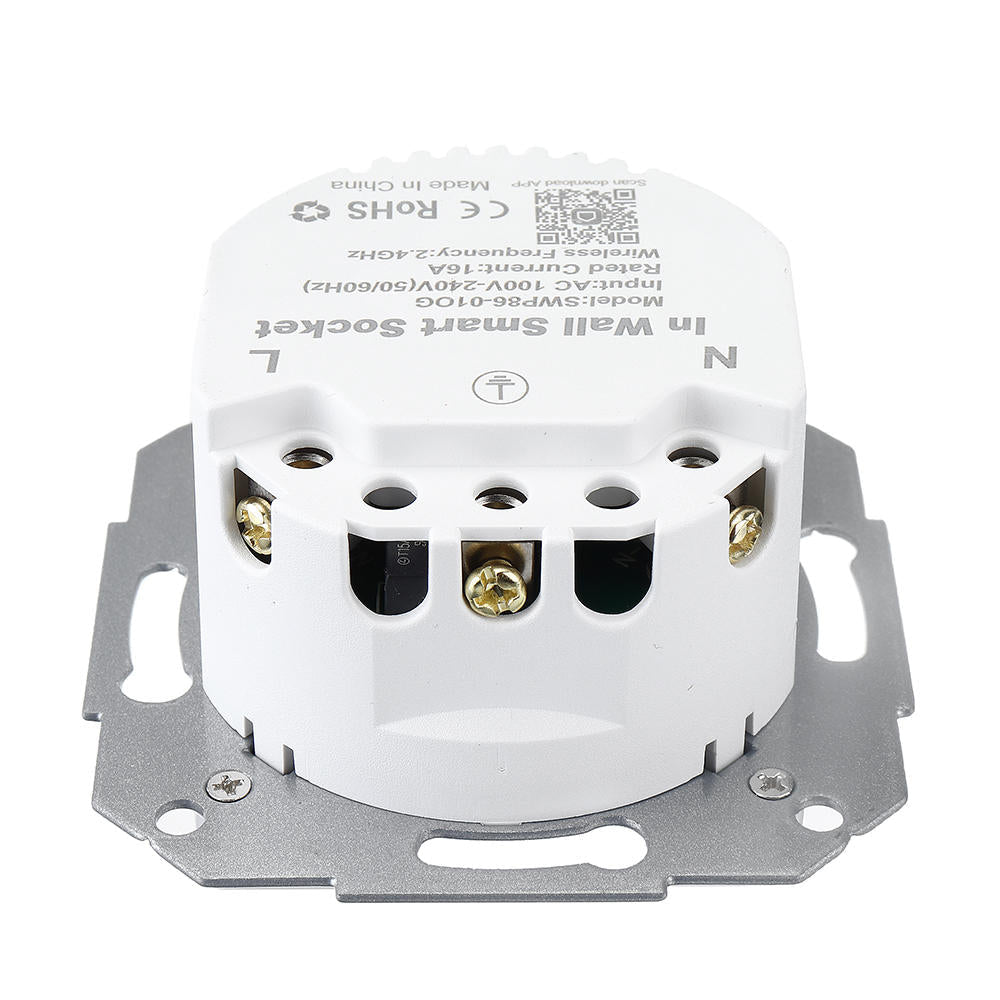 Dual WiFi Smart Light Wall Switch Socket Outlet DE EU Tuya Wireless Remote Control Work with Alexa Google Home