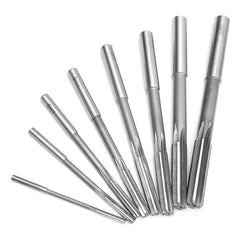 8pcs 3/4/5/6/7/8/9/10mm HSS Straight Shank Chucking Reamer Set Milling Cutter Tool