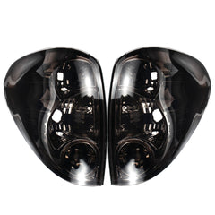 Car Rear Left/Right Tail Brake Light without Bulb Wiring Harness Smoke Black