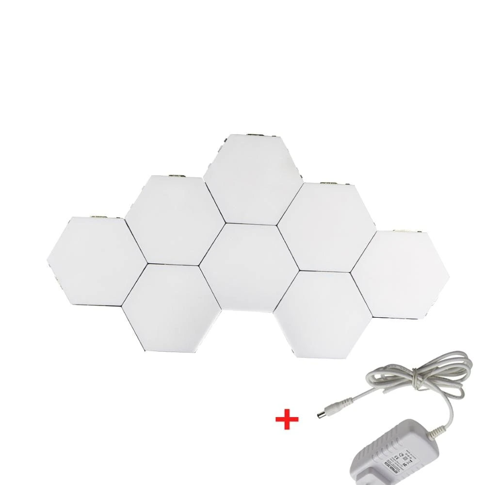 LED-Wall Touch Sensor Quantum Lamp Wall Light Home Decoration Modern Creative Honeycomb Modular Assembly Helios Adsorption