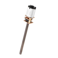 DC 12V 500rpm Gear Motor M4 Thread Shaft Electric DC Motor