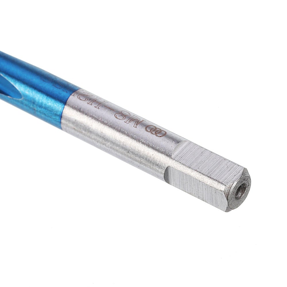 5Pcs M3-M8 Blue Coated Machine Screw Tap Drill Set Straight Flute Metric Thread Tap Drill Bit