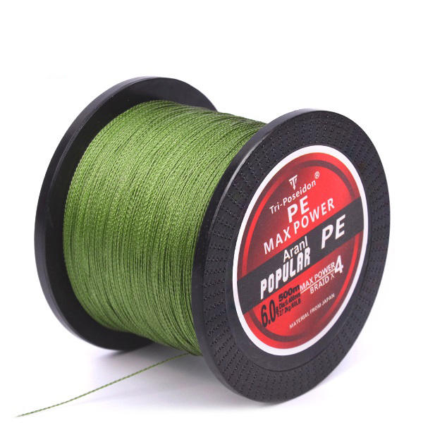 500M Tri-Poseidon Series Japan Multifilament PE Braided Fishing Line