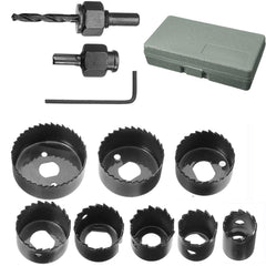 11pcs Forstner Drill Bit Set Hinge Hole Cutter For Woodworking Plasterboard High-Speed Steel