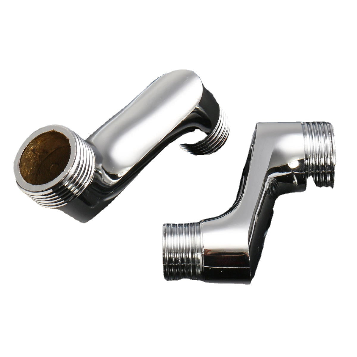 2Pcs Claw Foot Bath Tub Shower Faucet Adjustable Adapter Swing Arms 3/4 1/2 Replacement Accessories