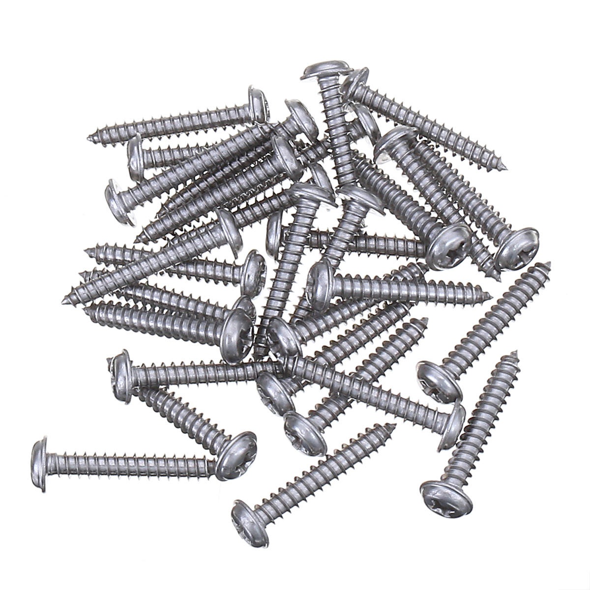 220pcs M3/M4/M5 Stainless Steel 304 Pan Head Phillip Trapper Self Trapping Screw