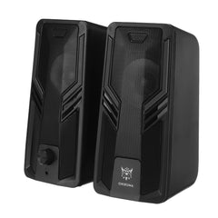 Computer Speaker 5W*2 Multimedia Speaker with 2.0 Channel Hi-Fi Sound 360 Surround Sound RGB Light