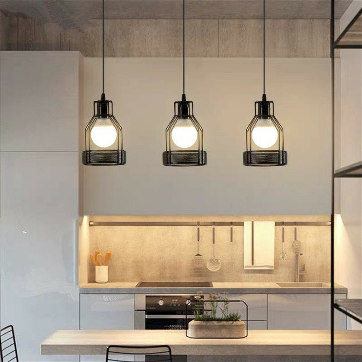 85-240V Modern Pendant Light Ceiling Lamp Hallway Bedroom Home Bar Fixture Decor Without Bulb