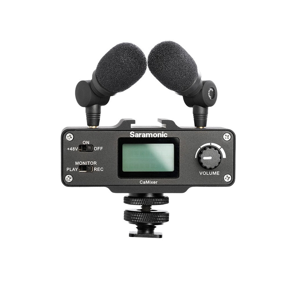 Plug and Play 3.5mm Wireless Omnidirectional Microphone for Video Mic DSLR Camcorder CaMixer SmartMixer LavMic SmartRig