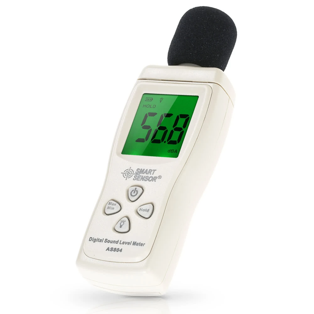 Mini Digital Sound Level Meter LCD Display Noise Measuring Instrument Decibel Tester 30-130dBA