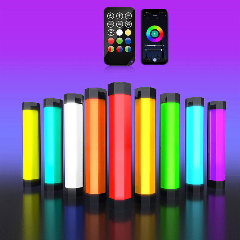 LED Light 2 In 1 Wand Power Bank 3000K-6000K WaterProof Portable Handheld Lighting Stick for Photography Studio Video Mobile Phone Camera