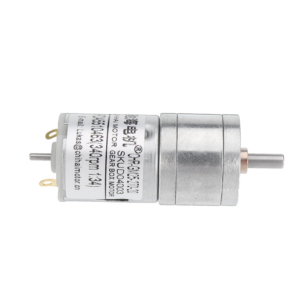 DC 7.4V 340rpm 550rpm Reduction Motor DC Geared Motor