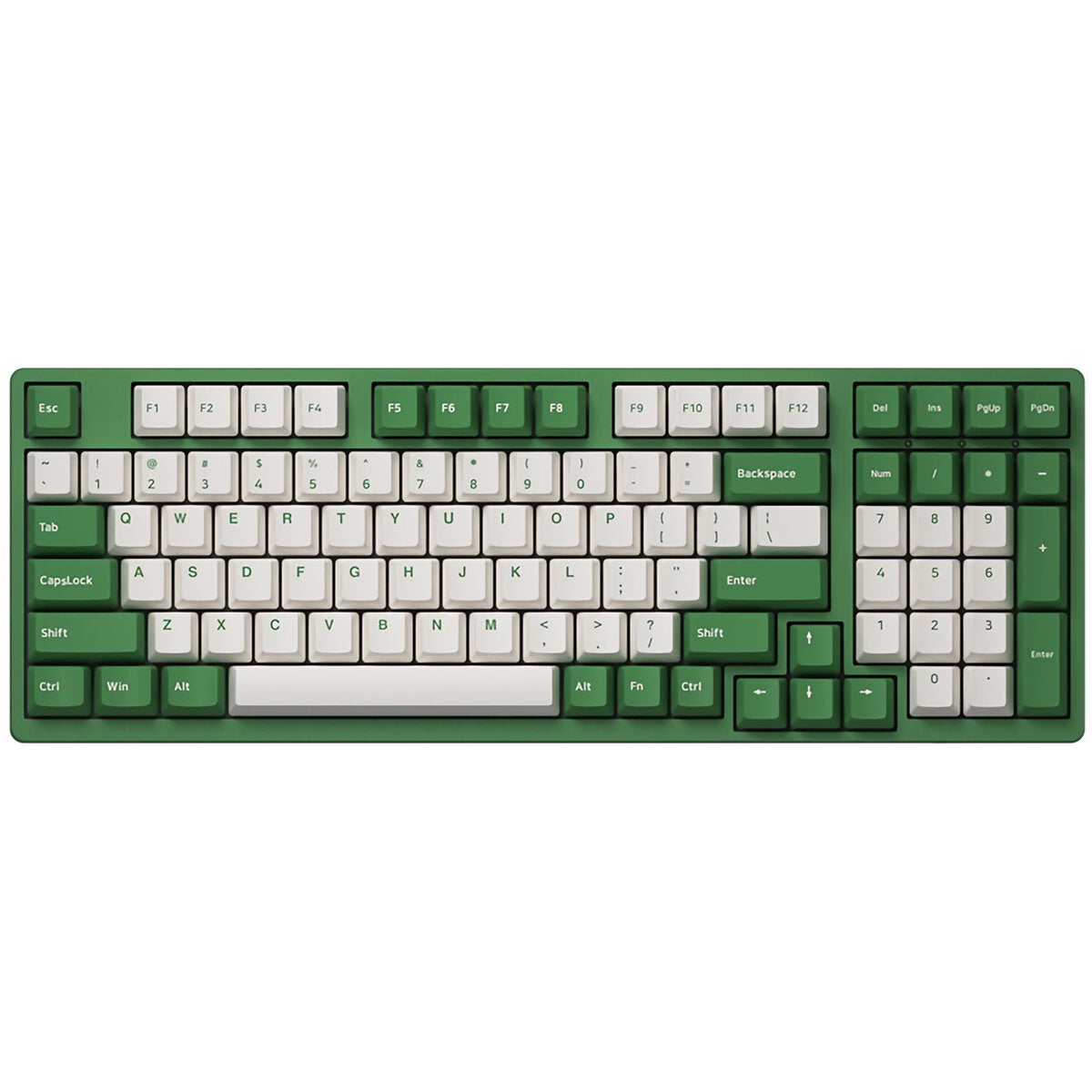 Matcha Red Bean 98 Keys Mechanical Keyboard Type-C Wired Switch PBT Keycap Gaming Keyboard