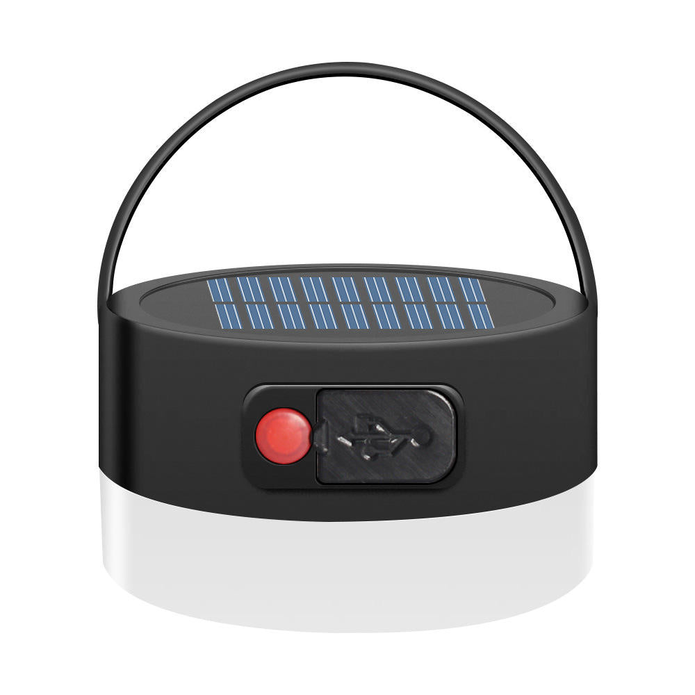 300LM LED USB Solar Camping Tent Light IP55 Waterproof Lamp 4 Modes Outdoor Emergency Lantern